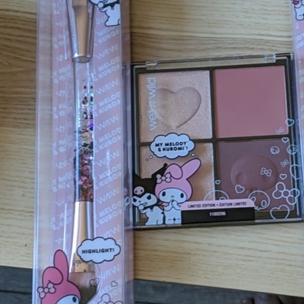 Wet n Wild LE My Melody x Kuromi brush+makeup set